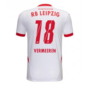 RB Leipzig Arthur Vermeeren #18 Replika Hjemmebanetrøje 2024-25 Kortærmet